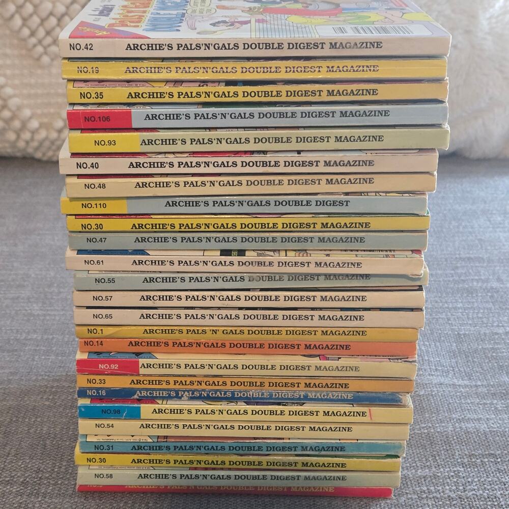 Huge Vintage Archie’s Pals ’N’ Gals Double Digest Comic Book Lot of 25 with #1 - Picture 6 of 8